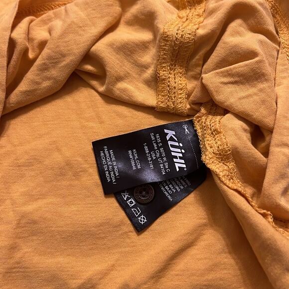 Kuhl touch men’s size small tumeric polo - Picture 2 of 3